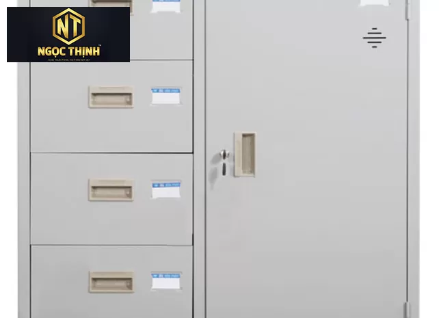 Tủ sắt sơn tĩnh điện 2 khoang TU88-4D Tủ sắt sơn tĩnh điện 2 khoang TU88-4D